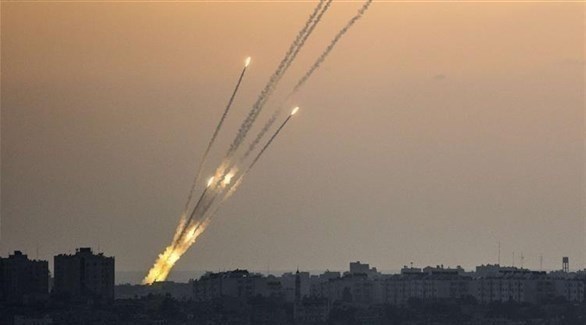 قذائف صاروخية في سماء غزة (أرشيف)