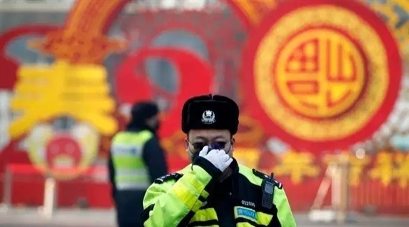 شرطي في بكين.(أب)