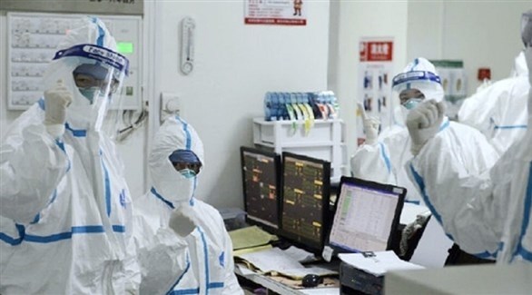 عاملون صحيون في مستشفى صيني (أرشيف)