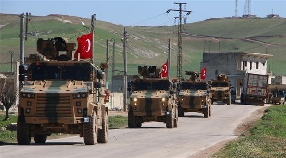 قافلة عسكرية تركية في شمال سوريا (أرشيف)