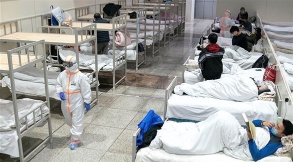 مصابين بفيروس كورونا في إقليم هوبي الصيني (أرشيف)