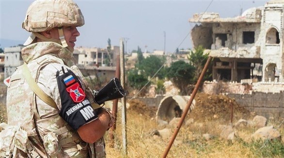 جندي من الشرطة العسكرية الروسية في سوريا (أرشيف)