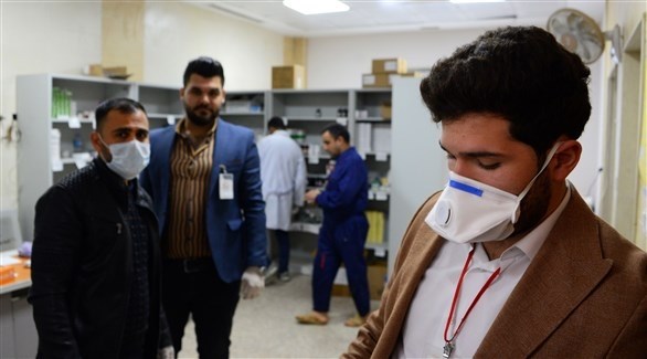 عراقيون في أحد المستشفيات (أ ف ب)