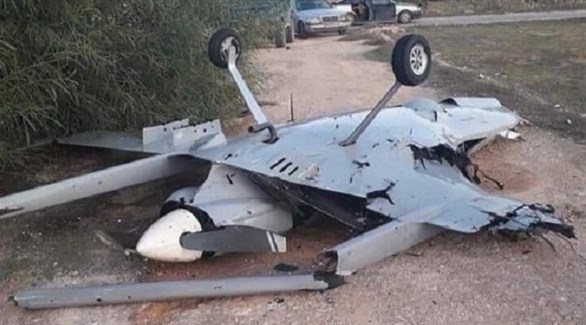 طائرة تركية دون طيار أسقطها الجيش الليبي في طرابلس (أرشيف)