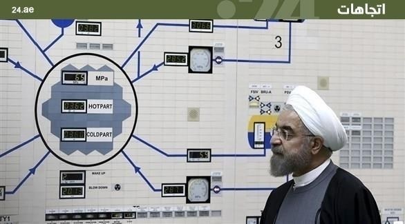 الرئيس الإيراني حسن روحاني يزور مفاعل بوشهر.(أرشيف)