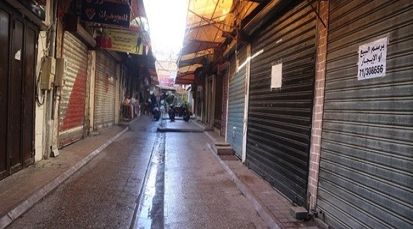 محلات تجارية مغلقة في صور اللبنانية (أرشيف)