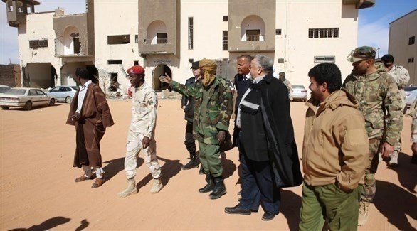زيارة لمسؤولين داخل أحد سجون طرابلس (أرشيف)