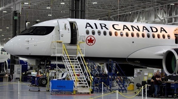 طائرة لإير كندا في ورشة صيانة (أرشيف)