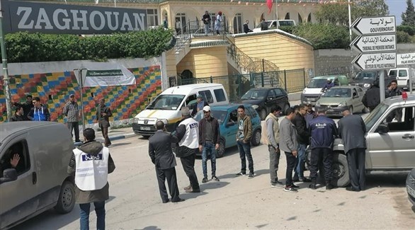 جانب من عمليات سحب رخص القيادة في مدينة زغوان التونسية (زغوان تي في)