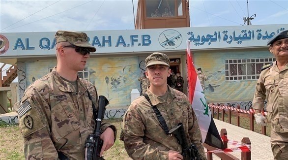 جنود أمريكيون في قاعدة عراقية قرب الموصل (أرشيف)