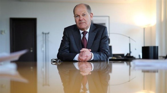 وزير المالية الألماني أولاف شولتس (أ{شيف)