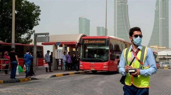 سائق في محطة حافلات في المنامة (أرشيف)