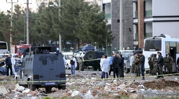 انفجار سابق في  ولاية ديار بكر التركية (أرشيف)