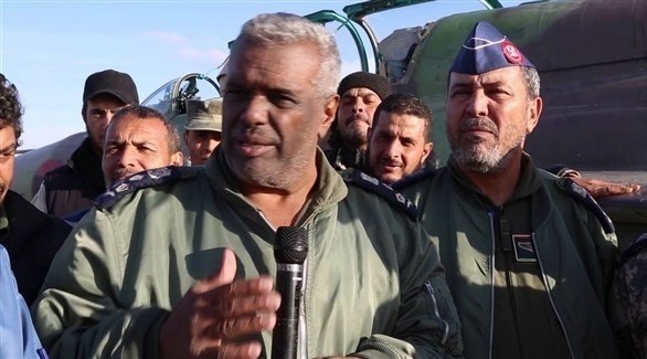 رئيس أركان القوات الجوية بالجيش الليبي صقر الجروشي (أرشيف)