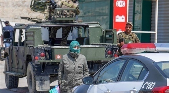 الأمن التونسي ينتشر في الشارع لمراقبة الحظر (أرشيف)