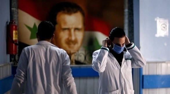 عاملان بقطاع الصحة السوري (أرشيف)