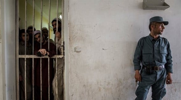 مساجين من طالبان في كابول (أرشيف)
