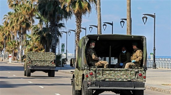 عربات عسكرية لبنانية في بيروت (أرشيف)