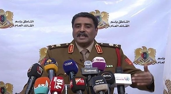 اللواء أحمد المسماري المتحدث باسم الجيش الوطني الليبي (ارشيف)