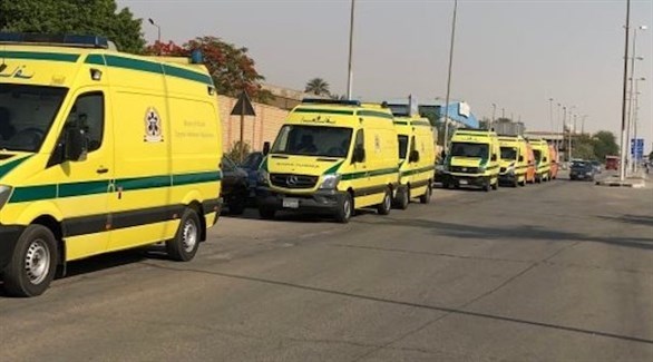 مركبات إسعاف مصرية (أرشيف)