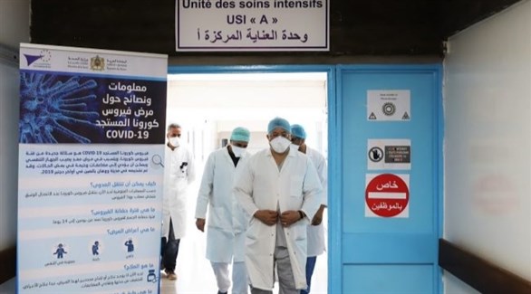 عاملون في القطاع الصحي المغربي بأحد مستشفيات الدار البيضاء (أرشيف)