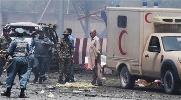 سيارة إسعاف في موقع انفجار سابق في كابول (أرشيف)