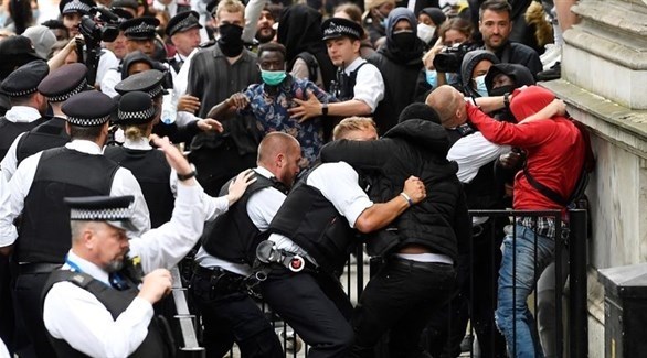 اشتباكات مع الشرطة في لندن (أرشيف)