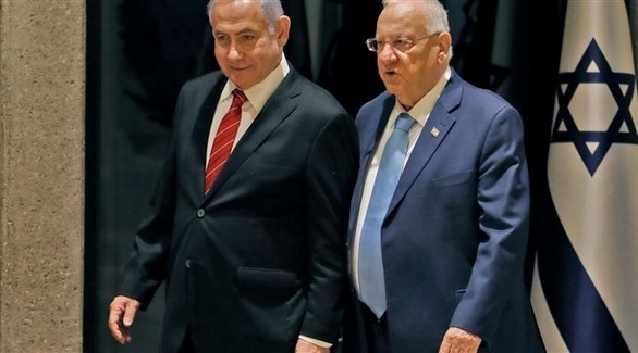 الرئيس الإسرائيلي رؤوفين ريفلين ورئيس الوزراء بنيامين نتانياهو (أرشيف)