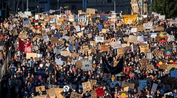 الآلاف يحتشدون في أستراليا ضد مقتل فلويد (أرشيف)