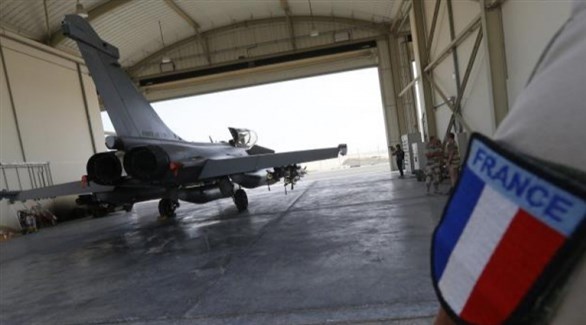 طائرة من سلاح الجو الفرنسي في قاعدة عسكرية عراقية (أرشيف)