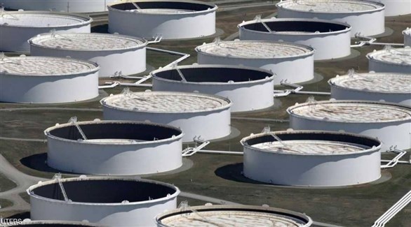 صهاريج تخزين النفط في كاشينغ بأوكلاهوما الأمريكية (أرشيف)