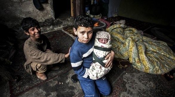 مجموعة من الأطفال في سوريا (أرشيف)