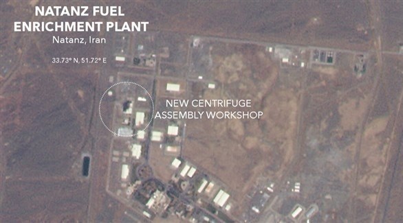 صورة جوية لمجمع نطنز النووي في إيران (أرشيف)