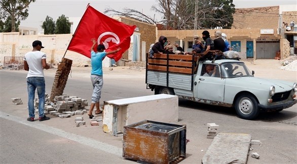 محتجون تونسيون (أرشيف)