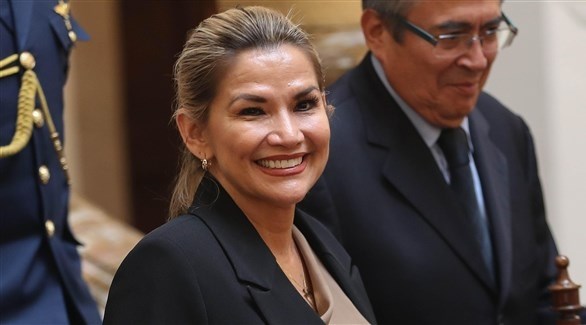 الرئيسة البوليفية المؤقتة جانين آنييز (أرشيف)