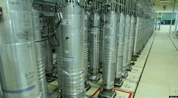 أجهزة طرد مركزي متطورة في منشأة نطنز النووية الإيرانية (أرشيف)
