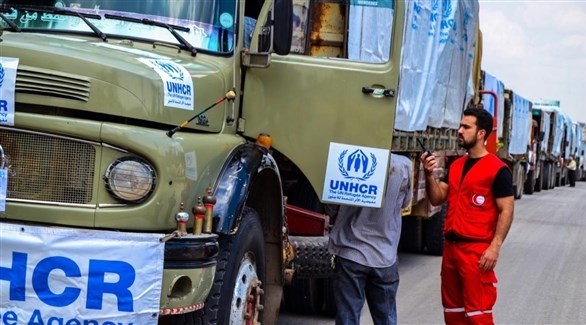 قافلة مساعدات أممية إلى سوريا (أرشيف)