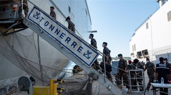 مساعدات فرنسية متجهة إلى لبنان (أرشيف)