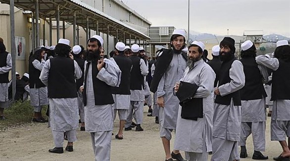 سجناء من حركة طالبان  في كابول (أرشيف)