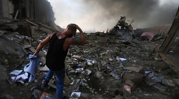 لبنان في مرفأ بيروت بعد الانفجار  (أرشيف)