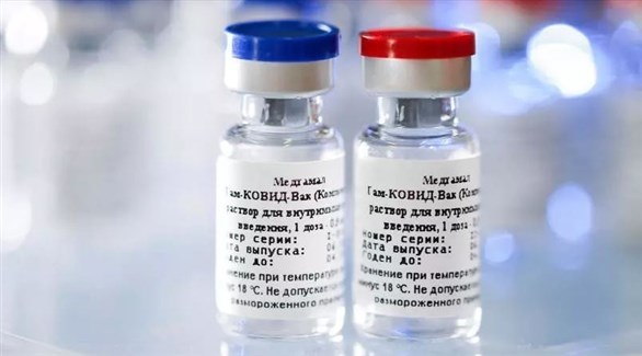 صورة من الصندوق السيادي الروسي للقاح فيروس كورونا (أ ف ب)