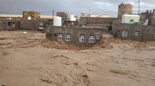 سيول ناجمة عن الأمطار تغرق منازل اليمنيين (أرشيف)