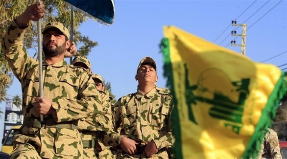 عرض عسكري لعناصر ميليشيا حزب الله (أرشيف / د ب أ)