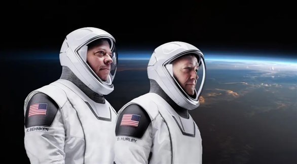  رائدا الفضاء الأمريكيين بوب بيهنكن ودوغ هيرلي (أرشيف)