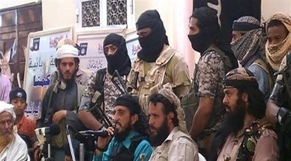 مسلحون من تنظيم داعش الإرهابي في اليمن (أرشيف)