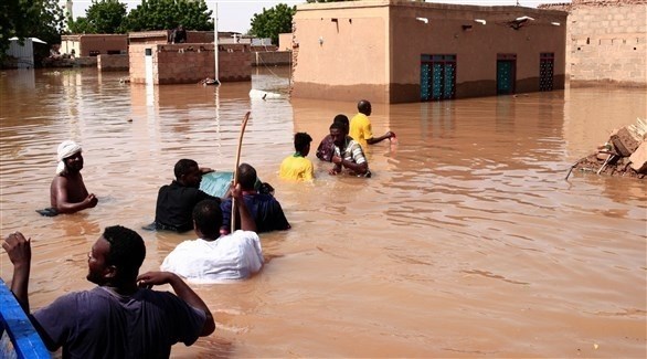 سودانيون وسط المياه (أرشيف)