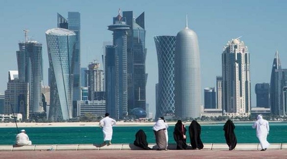 قطريون في الدوحة (أرشيف)