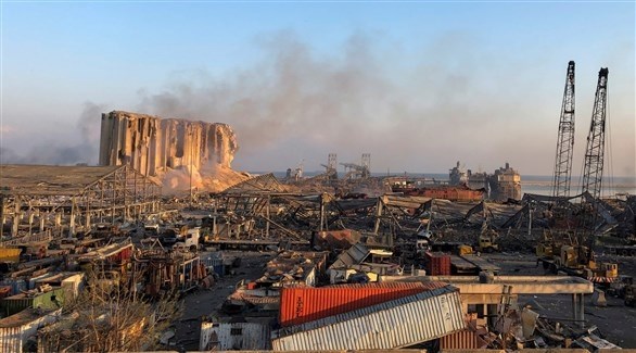 آثار الدمار في مرفأ بيروت بعد الانفجار (أرشيف)