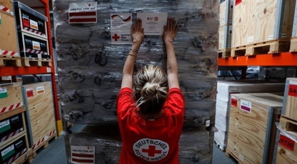 عاملة في الصليب الأحمر الألماني (أرشيف)