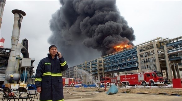 حريق في مصنع شرق الصين (أرشيف)
